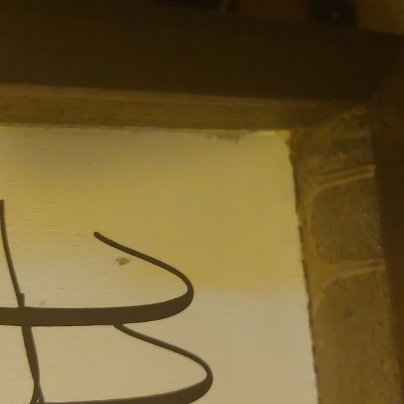 Sign, I Like Big Butts Quote, Framed in Brown Wood - Picture 2 of 4